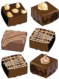 Brownies Clip Art Clipartfest Cookie Vector Chocolate Cute Food Drawings