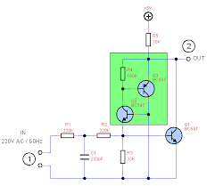 Zero Crossing Detector With Put Circuit Png 606 524 Electronics Arduino R5