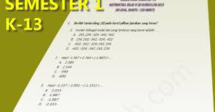 Kumpulan soal uts kelas 8 smp/mts semester 1 kurikulum 2013 semua pelajaran ini terdiri dari: Soal Dan Pembahasan Pts Uts Matematika Kelas 6 Semester 1 Kurikulum 2013 Tahun 2019 Fastest Math