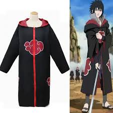 Japanese Anime Akatsuki Cloak Naruto Cosplay Costume Akatsuki Organization Members Cloak Ninja Uniform Naruto Cosplay Costumes Cosplay Costumes Akatsuki Cloak