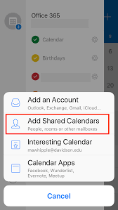 By creating and managing a team calendar using the following 10 tips. Add A Shared Calendar In Outlook For Ios And Android Davidson College