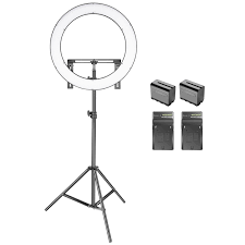 Neewer Photo Studio Led Ring Light Lighting Kit 1 19 Inch Dimmable Bi Color Smd Led Ring Light With Bracket 2 Li Ion Battery 2 Battery Charger 1 2 Meter Light Stand For Portrait Video Shooting Eu Neewer Photographic Equipment And Accessories For