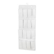 Stuk Zavesny Botnik 16 Kapes Bila Seda 51x140 Cm Ikea Hanging Shoe Organizer Hanging Shoes Shoe Organizer