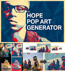 Hope Pop Art Generator Free Download Pop Art Retro Pop Obama Poster