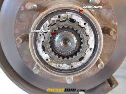 In 2wd with locking hubs engaged front drive shaft, front diff and front axle, rear drive shaft, rear diff and rear axle are rotating. Dana 50 Ttb Warm Manual Hub Conversion Guide