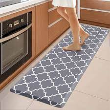 Check spelling or type a new query. Amazon Com Wiselife Kitchen Mat Cushioned Anti Fatigue Kitchen Rug 17 3 X 60 Non Slip Waterproof Kitchen Mats And Rugs Heavy Duty Pvc Ergonomic Comfort Mat For Kitchen Floor Home Office Sink Laundry Grey Kitchen