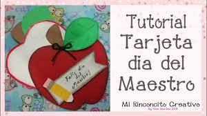 Manualidades para niños de todas las edades. Tutorial Tarjeta De Manzana Para El Dia Del Maestro Diy Youtube
