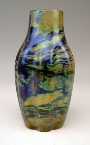 Zsolnay Pecs Jugendstil Vase Art Nouveau Eosin Glasur Ungarn Hungary Um 1900 Arte Art Nouveau Ceramica
