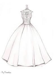 Dreamlines Sketches They Are As Dreamy As They Sound Here Is How To Become Husband Of The Year Dress Sketches Wedding Dress Sketches Fashion Design Sketches