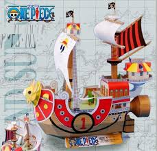 One Thousand Sunny Ship One Piece Model Paper Crafts Paper Toys Template Paper Toys