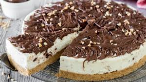 Cheesecake Au Mascarpone Et Nutella Ma Patisserie Recette Alimentation Nutella Cheesecake