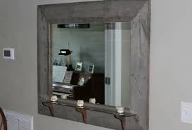 The mirror i started with featured a thick, plastic frame. How To Make A Rustic Pallet Mirror Frame With A Shelf Hometalk