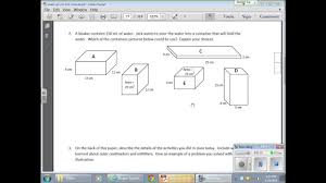 How much water can this container hold? Volume Packing And Filling Examples Solutions Videos Homework Worksheets Lesson Plans