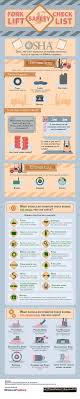 Forklift Safety Checklist Infographic Place Forklift Safety Safety Checklist Workplace Safety