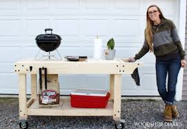 Touch device users, explore by touch or with swipe gestures. Diy Grill Cart Bbq Prep Table Free Build Plans