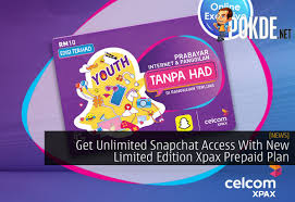 Prepaid internet providers let users obtain internet access by using prepaid cards. Get Unlimited Snapchat Access With New Limited Edition Xpax Prepaid Plan Pokde Net International Youth Day Youth Day Snapchat