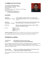 El gusto por lo estético y la técnica es la combinación perfecta al momento de elaborar tu currículum vitae para optar al cargo de fotógrafo. Cv Luis M Gimenez Benitez Paraguay Tecnologia E Ingenieria