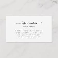 A business card is a small printed card that displays the business and contact information of a company or an individual, such as their name, occupation, phone number, and email address. Blush Watercolor Lash Services Business Card J32 Design