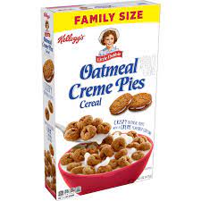 Kellogg S Little Debbie Breakfast Cereal 8 Vitamins And Minerals Oatmeal Creme Pie 14 5 Oz Box Walmart Com