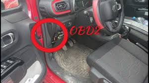 The obd ii connector is under the steering wheel. Citroen C3 Obd2 Youtube