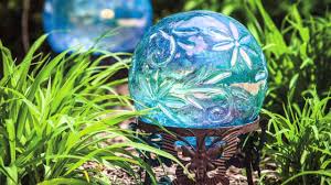 Powered by an integrated solar panel eliminating the need for any external wires. Gazing Balls Garden Decor By Evergreen Youtube