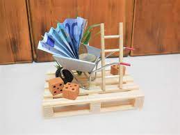 mini palette hausbau schubkarre geldgeschenk garten gutschein rente geschenkbox handwerker einweihungsgeschenk geschenk ruhestand mann geschenke zur einweihung geschenk ruhestand geschenke