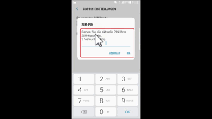Die screenshots für android 8. Samsung Android So Andern Sie Den Pin Ihres Sim Karte Youtube