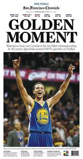 The san francisco chronicle was published in san francisco, california and with 307,400 searchable pages from. Chronicle Covers A Look Back At The 2015 Warriors Title Front Page Sfchronicle Com