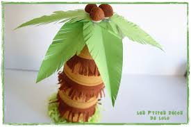 Diy Deco D Anniversaire Theme Hawaien Faire Un Cocotier Avec Une Bouteille De Lait Les P Tites Decos De Lolo Anniversaire Hawai Anniversaire Hawaien Anniversaire Vaiana