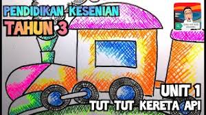 Warna seimbang dan sesuai 3. Pendidikan Kesenian Tahun 3 Unit 1 Tut Tut Kereta Api Teknik Silang Pangkah Youtube
