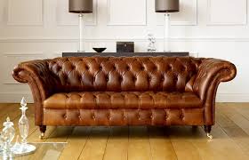 Typically designed with arms of equal height and a high back. Barrington Vintage Leather Sofa Leather Chesterfield Sofas