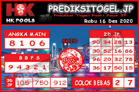 Prediksi Togel Hongkong Rabu 16 Desember 2020 Prediksitogel Jp