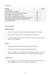 Solved Preparation Of Pharmaceuticals Fischer Esterific