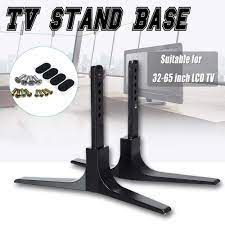 If the height of your tv is 30 inches, the middle 10 inches are what you're generally fixated on. 30 65 Inch Lcd Tv Height 166x240mm Height Adjustable Universal Tv Stand Alloy Steel Plasma Lcd Flat Screen Table Top Pedestal Tv Mount Aliexpress