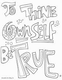 Create your own sunshine coloring page. Inspirational Quote Coloring Pages Doodle Art Alley
