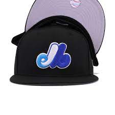Montreal Expos Black Wave New Era 59fifty Fitted
