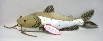 Channel Catfish 17 Inch Stuffed Plush Toy Fish F2007 B80t Collectible Wildlife Gifts Channel Catfish Knitted Stuffed Animals Realistic Stuffed Animals