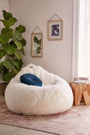 Urban Outfitters Aspyn Faux Fur Shag Bean Bag Chair Fur Bean Bag Fluffy Bean Bah Soft Bean Bag Boho Decor Bean Bag Chair Bean Bag Living Room Chairs Loft
