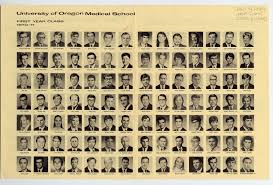 University of Oregon Medical School, Class of 1974, First Year 1970-71