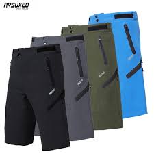 Arsuxeo Mens Outdoor Sports Cycling Shorts Downhill Mtb