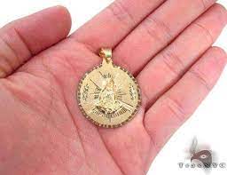 Add a sartorial finesse to your looks courtesy of our collection of men's accessories on sale. 10k Gold Medallion Pendant Mens Metal Yellow Gold 10k