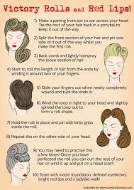 Make Do Monday Victory Rolls And Red Lips 1940s Hairstyles Retro Hairstyles Vintage Hairstyles