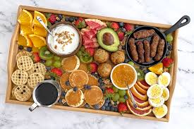 Use lots of different flavors & colors stick to finger foods/items that can be dipped or at least miniature prepared items don't be afraid to layer and pile it on How To Make The Ultimate Breakfast Grazing Board Healthy Family Project