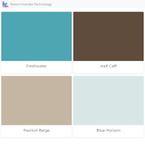 Sw 0077 classic french gray. Freshwater Half Caff Pavilion Beige Blue Horizon Sherwin Williams Color Palette Paint Color Palettes Sherwin Williams Colors