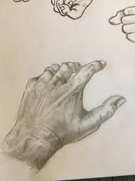 Mans Hand Art Male Hands Drawings