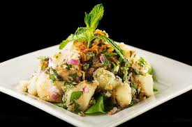 A Taste Of Asia Burmese Potato Salad Traditional Potato Salad Recipe Potato Salad Potatoes