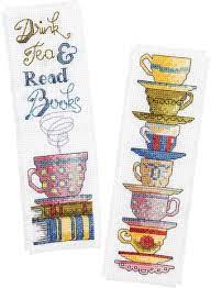 Free patterns, counted cross stitch. Bucilla Drink Tea Bookmarks Counted Cross Stitch Kit 47921e 123stitch