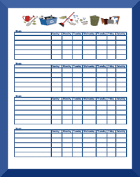 Unique Chore Chart Monthly Chore Charts For Kids Ages 11