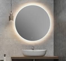 The setup is simple, just like the illustration here. Illuminated Backlit Round Bathroom Mirror Design And Expert Tips
