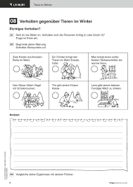 Tiere Im Winter Grundschule Klasse 2